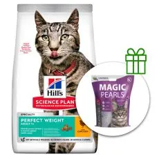 Hill's Science Plan Feline Adult Perfect Weight Chicken 7 kg + macskaalom INGYEN