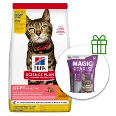 Hill's Science Plan Feline Adult Light Chicken 10 kg + macskaalom INGYEN