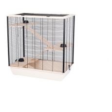 Rágcsáló kalitka FRODO + Wood 78 x 48 x 80 cm BÉZS