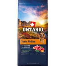 Ontario Senior Medium Lamb & Brown Rice 12 kg