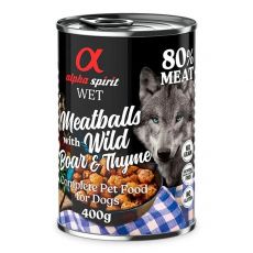 Alpha Spirit Meatballs - Vaddisznó kakukkfűvel 400 g