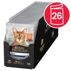PRO PLAN CAT INDOOR tasak Lazac m&aacute;rt&aacute;sban 26 x 85 g