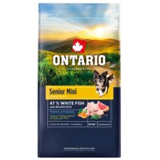 Ontario Senior Mini Fish & Brown Rice 6,5 kg