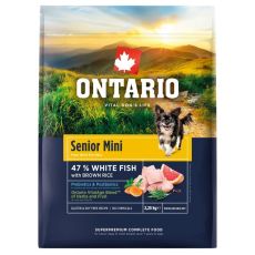Ontario Senior Mini Fish & Brown Rice 2,25 kg