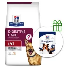 Hill's Prescription Diet Canine i/d AB+ 4 kg + jutalomfalat GR&Aacute;TISZ