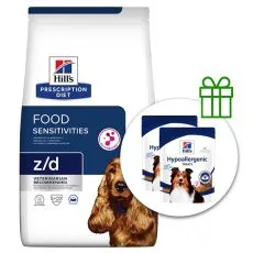 Hill's Prescription Diet Canine z/d AB+ 10 kg + 2x jutalomfalat GR&Aacute;TISZ