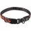 Dog Fantasy USB LED vil&aacute;g&iacute;t&oacute; nylon nyak&ouml;rv S-M narancss&aacute;rga 35-50 cm