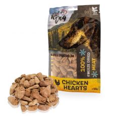 Kid Dog Super Premium 100% liofilizált csirke szívek 50 g