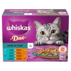 Whiskas Duo Surf & Turf zsel&eacute;ben 12 x 85 g