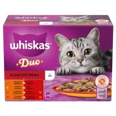 Whiskas Duo Klassisches Men&uuml; zsel&eacute;ben 12 x 85 g