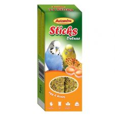 Avicentra Deluxe rúdak hullámos papagájoknak – tojás és méz, 2 db