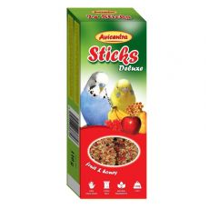 Avicentra Deluxe rúdak hullámos papagájoknak - gyümölcs és méz, 2 db