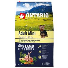 ONTARIO Adult Mini Lamb & Rice 6,5 kg - SÉRÜLT CSOMAGOLÁS | ABC-ZOO