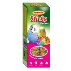 Avicentra Deluxe rúdak hullámos papagájoknak - vitaminok és méz, 2 db
