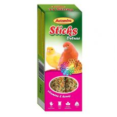 Avicentra Deluxe rúdak kanárikok számára - vitaminok és méz, 2 db