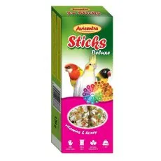 Avicentra Deluxe r&uacute;dak kis papag&aacute;jok sz&aacute;m&aacute;ra - vitaminok &eacute;s m&eacute;z, 2 db