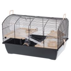 Rágcsálóketrec ketrec VICTOR II PLUS - 50 x 33 x 33 cm FEKETE