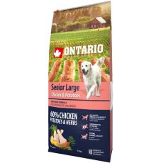 ONTARIO Senior Large - chicken & potatoes 12kg - SÉRÜLT CSOMAGOLÁS