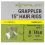 Korum GRAPPLER Hair Rig Barbless 38cm/0.30mm hook size 8