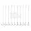 Delphin Feeder Braided Sting / 10x / 8cm/0,20mm/Chinu 6