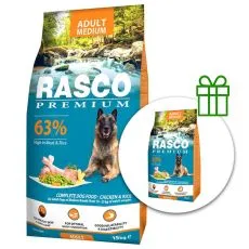 RASCO PREMIUM Adult Medium 15+3 kg GR&Aacute;TISZ