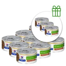 Hill's Prescription Diet Metabolic Stew Weight management macskakonzerv 82 g, 9+3 GR&Aacute;TISZ