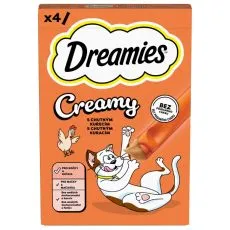 Dreamies Creamy csirk&eacute;vel 4 x 10 g