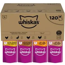 Whiskas Baromfiv&aacute;logat&aacute;s zsel&eacute;ben 120 x 85 g