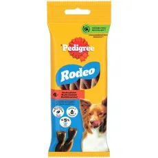 Pedigree Rodeo marhah&uacute;sos jutalomfalat kuty&aacute;knak 4 db / 70 g