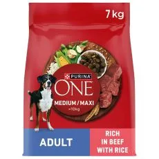 Purina ONE Medium/Maxi Adult marhah&uacute;sos sz&aacute;razt&aacute;p kuty&aacute;knak 7 kg