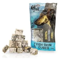 Kid Dog Super Premium 100% tőkehalbőr-kock&aacute;k 80 g