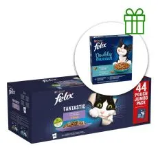 Fantastic zacsk&oacute;s eledel, &iacute;zletes v&aacute;logat&aacute;s kocsony&aacute;ban 44x85g + sz&aacute;razt&aacute;p INGYEN