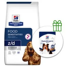 Hill's Prescription Diet Canine z/d AB+ 3 kg + jutalomfalat GR&Aacute;TISZ