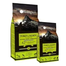 Black Olympus Senior, Light, Sterilized - Turkey & Salmon 12 kg + 2 kg GR&Aacute;TISZ