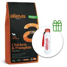 Alleva NATURAL dog chicken & pumpkin adult mini 12 kg + termosz GR&Aacute;TISZ