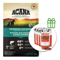 ACANA Coldwater Fish Recipe 11,4 kg + 3x jutalomfalat GR&Aacute;TISZ