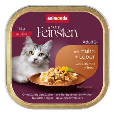 Animonda Vom Feinsten Adult &ndash; Csirke &eacute;s m&aacute;j zsel&eacute;ben 85 g