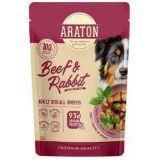 ARATON Dog Adult All Breeds marha- &eacute;s ny&uacute;lh&uacute;sos tasak 500 g