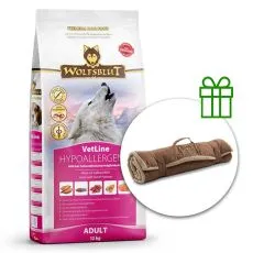 WOLFSBLUT VetLine Hypoallergenic 12 kg + Utaz&oacute;takar&oacute; GR&Aacute;TISZ