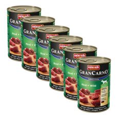 Animonda GranCarno Original Adult konzerv marha hús és szarvashús - 6 x 400g