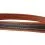 Bőr p&oacute;r&aacute;z Collar Soft - 183cm, 18mm - fekete - barna