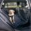 Védő huzat az autóba kutyák szállításához 1,45 x 1,60 m - fekete