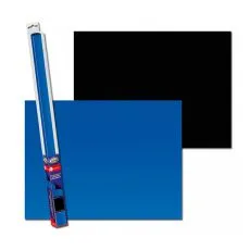 Akv&aacute;riumi h&aacute;tt&eacute;r BLACK/BLUE S - 60 x 30cm