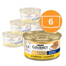 Gourmet GOLD konzerv - csirkehús pástétom 6 x 85g