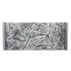 Akv&aacute;riumba megfelelő 3D h&eacute;tt&eacute;r 40 x 25 cm - v&eacute;kony GREY