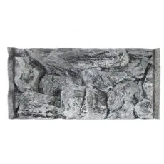 3D akv&aacute;rium h&aacute;tt&eacute;r 60x30cm - SZIKLA GREY