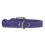 Lapos bőr nyak&ouml;rv, lila 19 - 25cm, 9mm