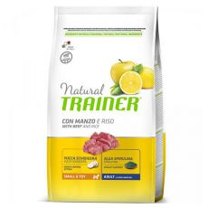 Trainer Natural Small and Toy Adult, marhahús és rizs 7kg