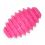 TPR Rugby labda csengővel, kutyák számára - rózsaszín, 10 cm
