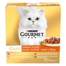 GOURMET GOLD konzervek - mix húsdarabok szószban, 8 x 85g